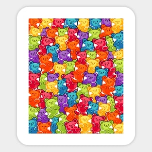 Rainbow Gummy Bears Sticker